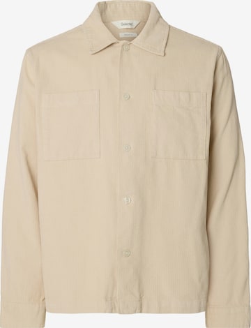 Veste mi-saison 'SLHREGTATE' SELECTED en beige : devant