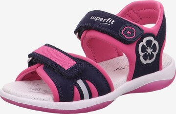 myToys COLLECTION Sandals 'Sunny' in Blue: front