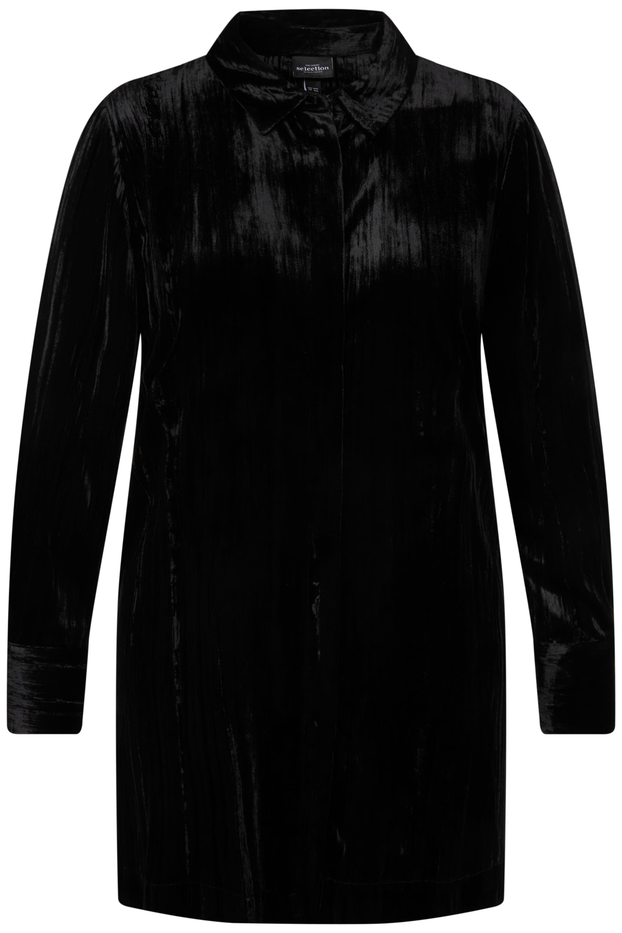 Ulla Popken Blouse in Zwart: voorkant