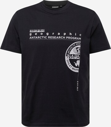 NAPAPIJRI T-shirt 'S-MANTA' i svart: framsida