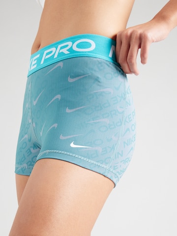 NIKE Skinny Sportovní kalhoty – modrá