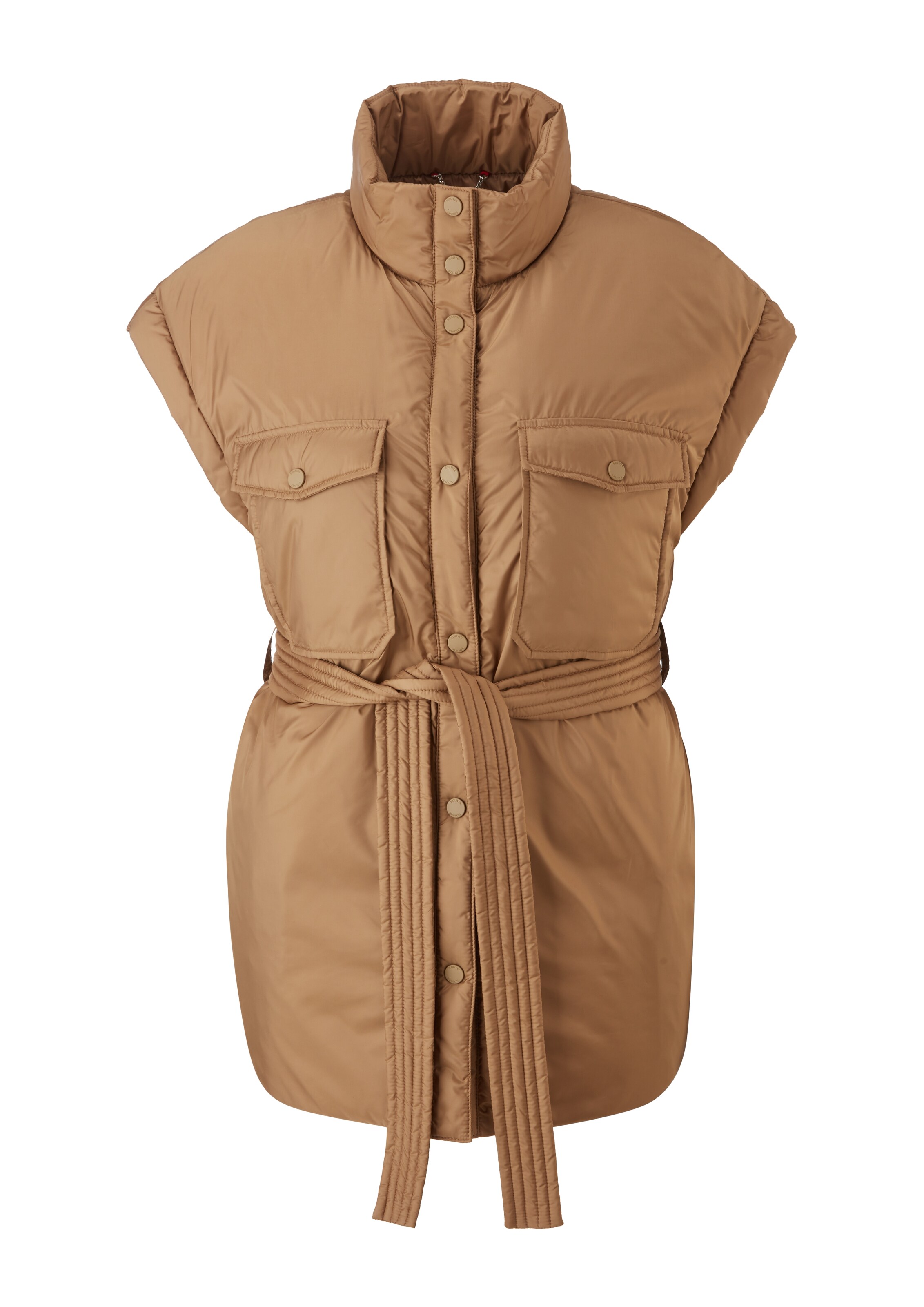 s.Oliver Bodywarmer in Bruin: voorkant