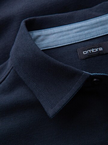 Ombre Slim fit Button Up Shirt in Blue