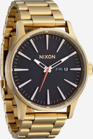 Nixon Analoog horloge 'Sentry' in Goud: voorkant