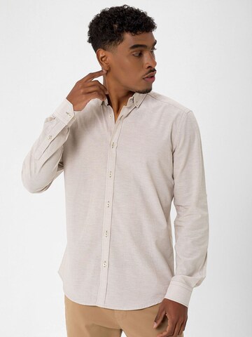 Moxx Paris Regular Fit Hemd in Beige