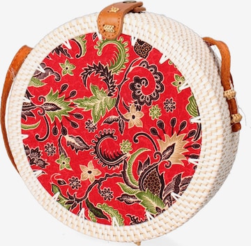 Borsa a tracolla di Gave Lux in rosso: frontale
