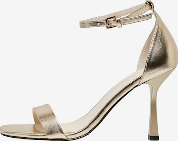 ONLY Strap Sandals 'REY' in Gold: front