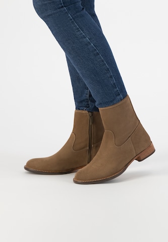Mysa Ankle Boots 'Susana ' in Beige: front