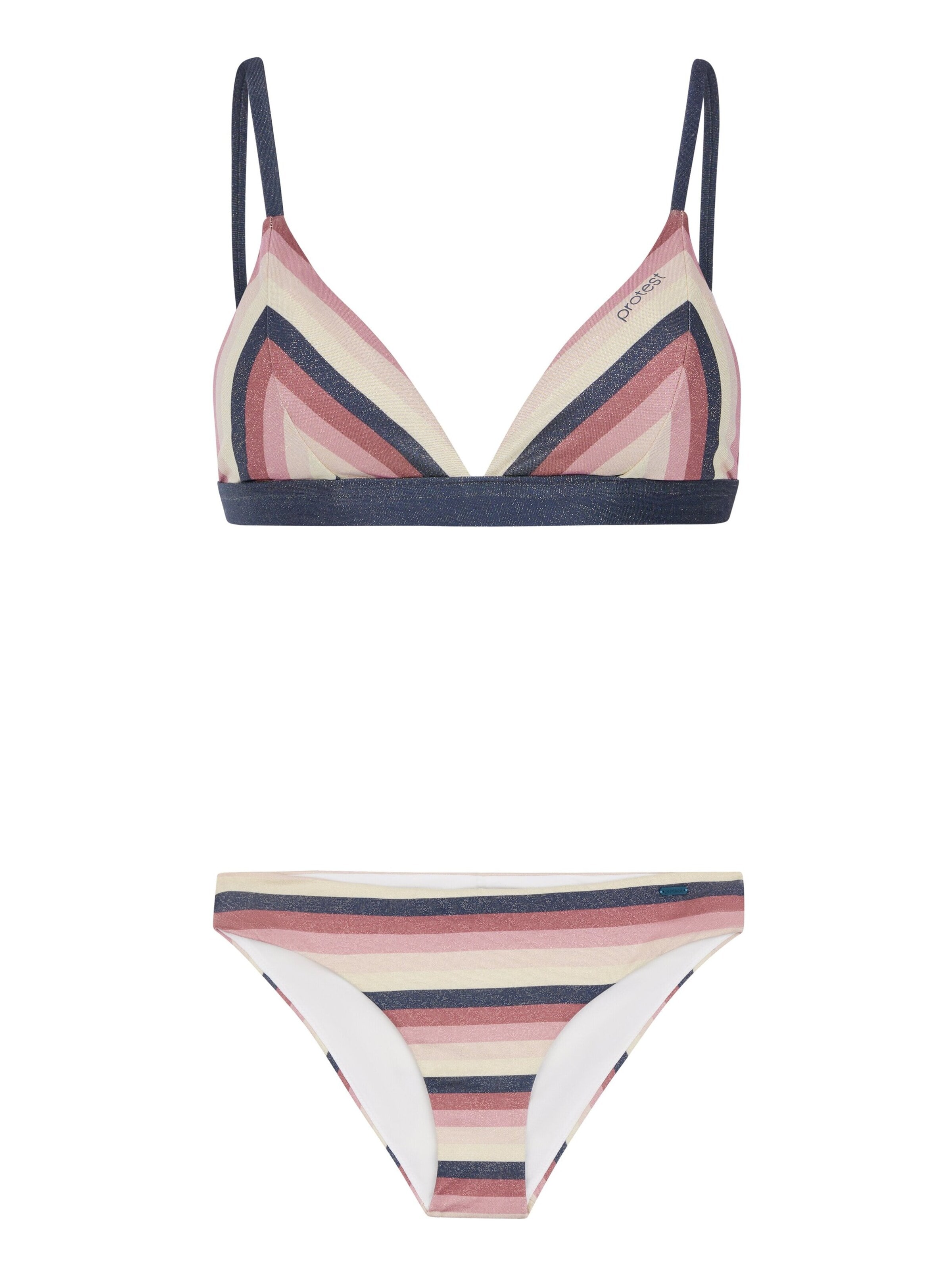 PROTEST Triangel Bikini 'PRTRAYA' in Roze: voorkant