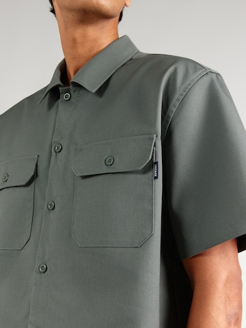 Vintage Industries Comfort Fit Košeľa 'Dexter' - Zelená