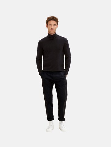 Regular Pantaloni eleganți 'Travis' de la TOM TAILOR pe negru