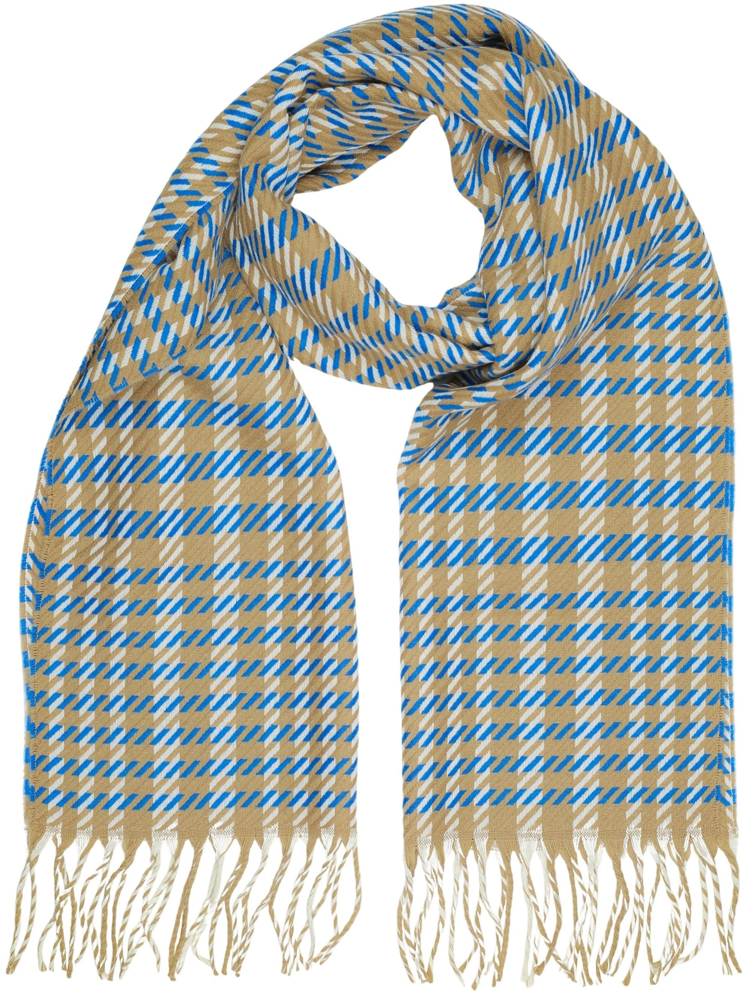 COLLEZIONE ALESSANDRO Scarf 'Inverno' in Blue: front