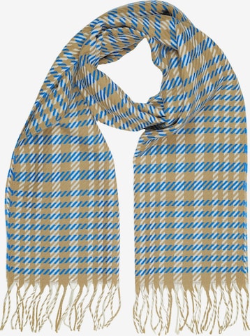 COLLEZIONE ALESSANDRO Scarf 'Inverno' in Blue: front