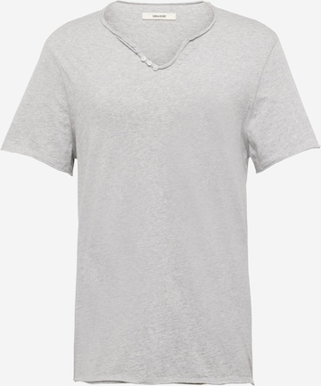 Zadig & Voltaire Тениска 'MONASTIR' в сиво: отпред