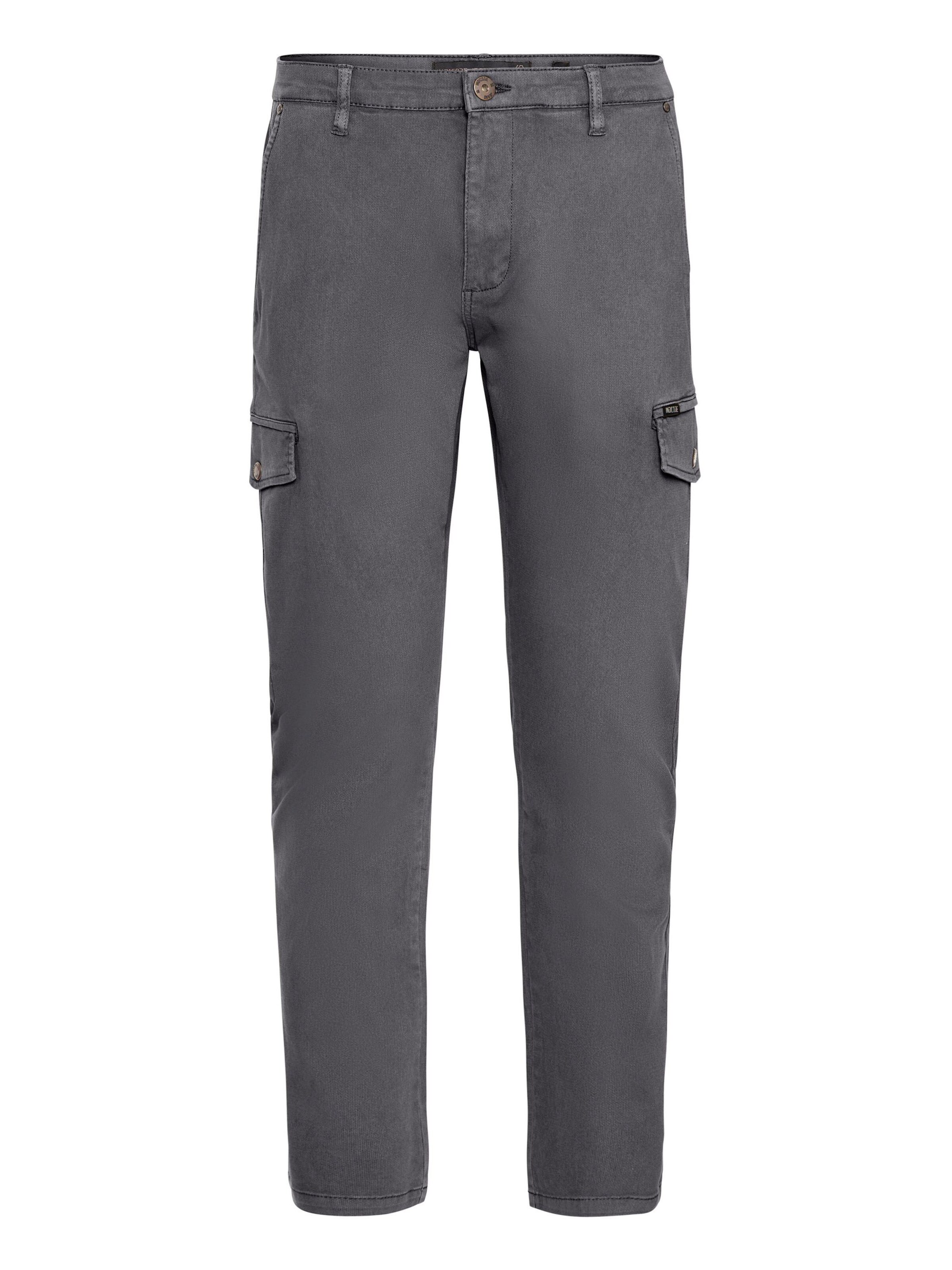 INDICODE JEANS Cargohose in Grau: Vorderseite