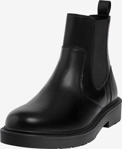 Pull&Bear Chelsea Boots en noir, Vue avec produit