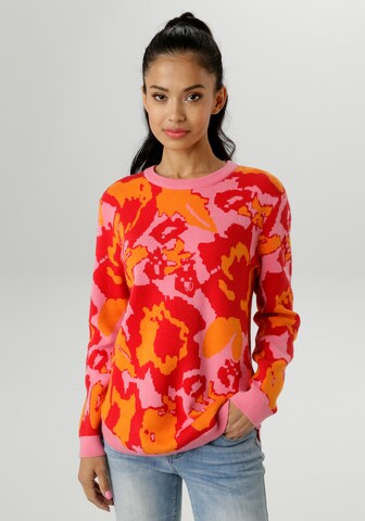 Aniston SELECTED Sweater in Red: front