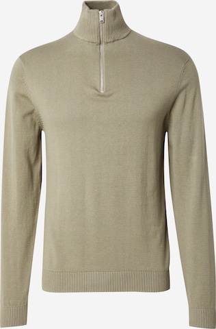 Pull-over 'SLHBERG' SELECTED en gris : devant