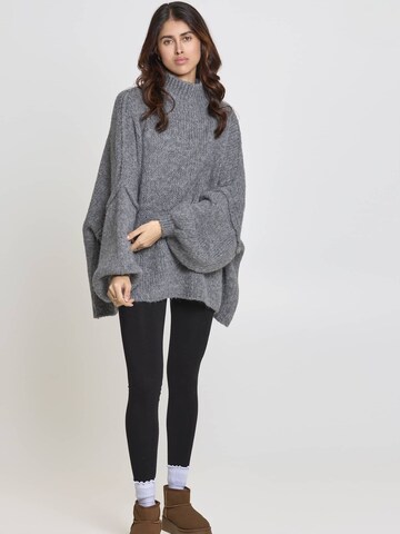 Lilavie Strickpullover ' Maraa ' in Grau