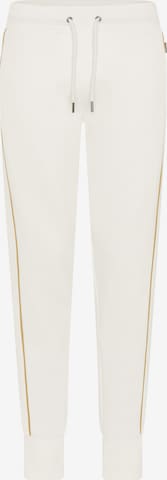 CHIEMSEE Tapered Pants in White: front