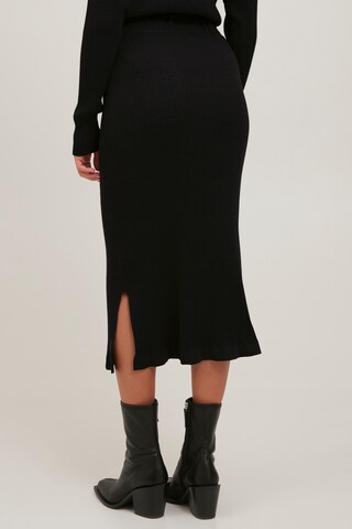 PULZ Jeans Skirt 'PZSARA' in Black