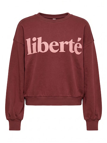 Zhrill Sweatshirt 'ZHTERA'‌‌‌‌‌‌‌ in Rot: Vorderseite