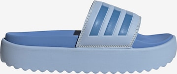 ADIDAS SPORTSWEAR Beach & Pool Shoes 'Adilette Platform' in Blue