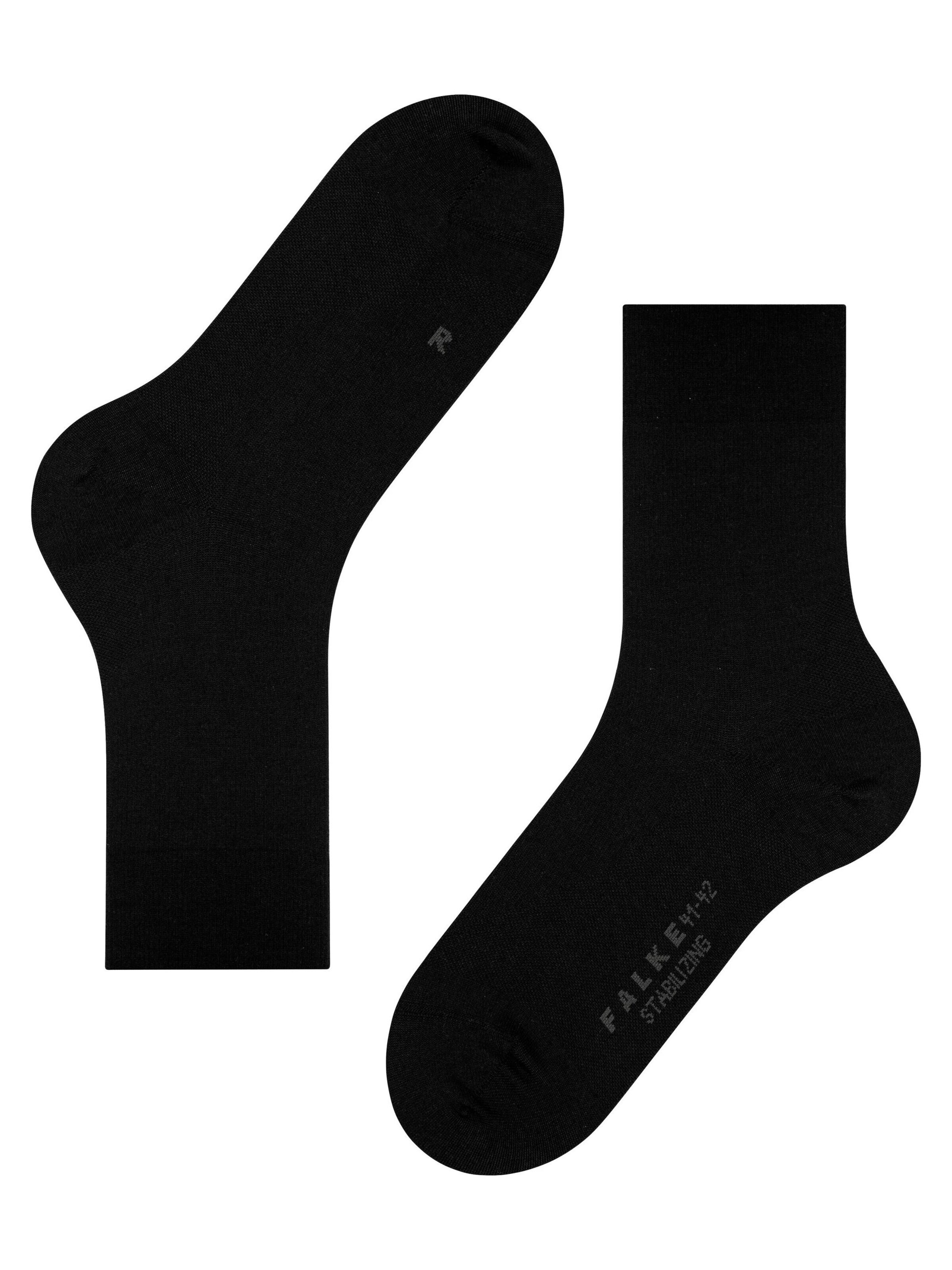 FALKE Socken 'Stabilizing Wool Everyday'‌ in Schwarz