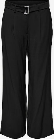 Wide Leg Pantalon à pince 'JDYZENYA' JDY en noir : devant