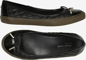 Armani Jeans Ballerina 37 in Schwarz: Vorderseite