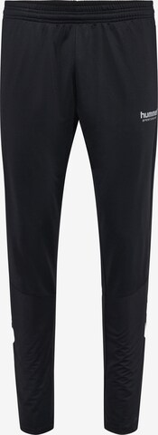 Hummel Slim fit Workout Pants in Black: front