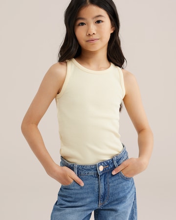 Haut WE Fashion en jaune : devant