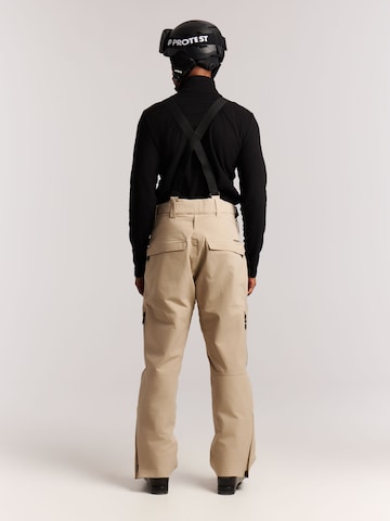 PROTEST Regular Workout Pants 'PRTMIKADO' in Brown