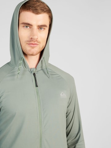 QUIKSILVER Αθλητική ζακέτα φούτερ σε πράσινο