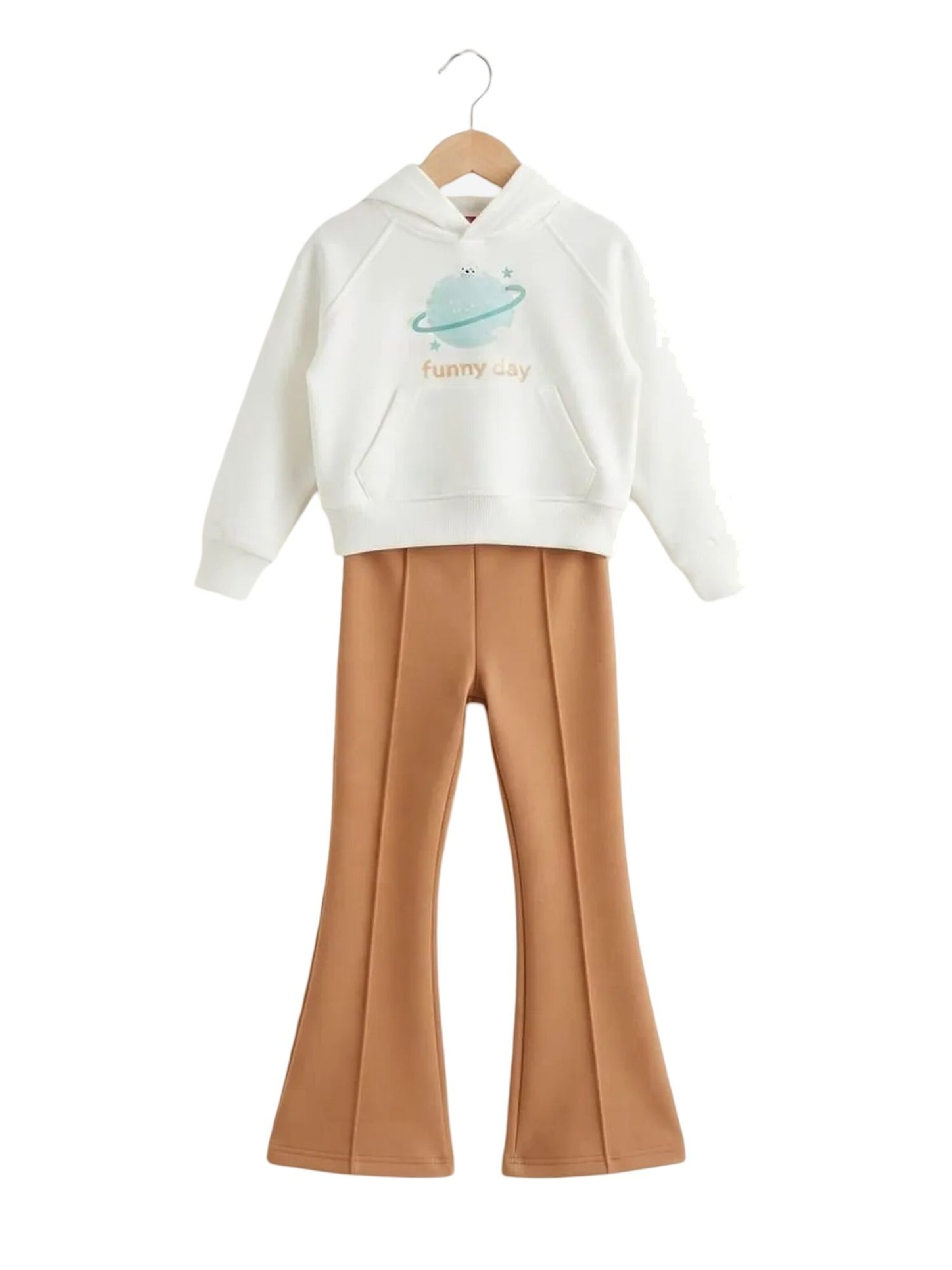 Hilal Akinci Kids Set 'Zweiteiliges Set' in Brown: front