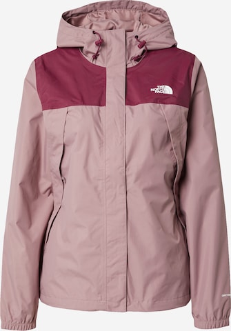 THE NORTH FACE Outdoorjas 'Antora' in Roze: voorkant