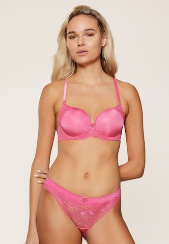LingaDore T-Shirt BH in Pink: Vorderseite