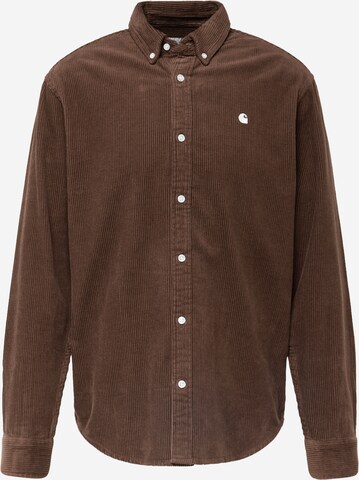 Chemise 'Madison' Carhartt WIP en marron : devant