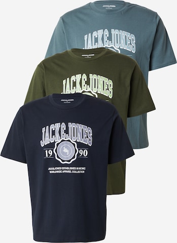 JACK & JONES Paita 'JJMAKO' värissä sininen: etupuoli