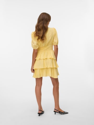 VERO MODA Dress 'VMLISE' in Yellow