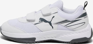 PUMA Athletic Shoes in White: front