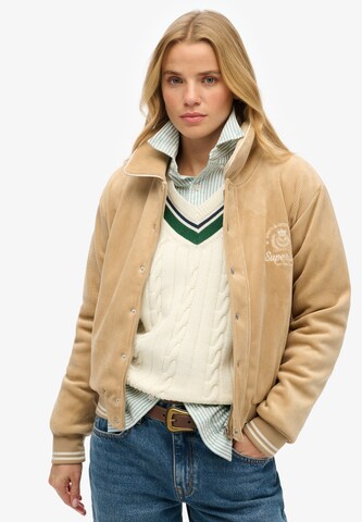 Superdry Tussenjas in Beige