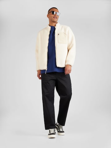 Volcom Fleece jacket 'MUZZER FUZZAR' in White
