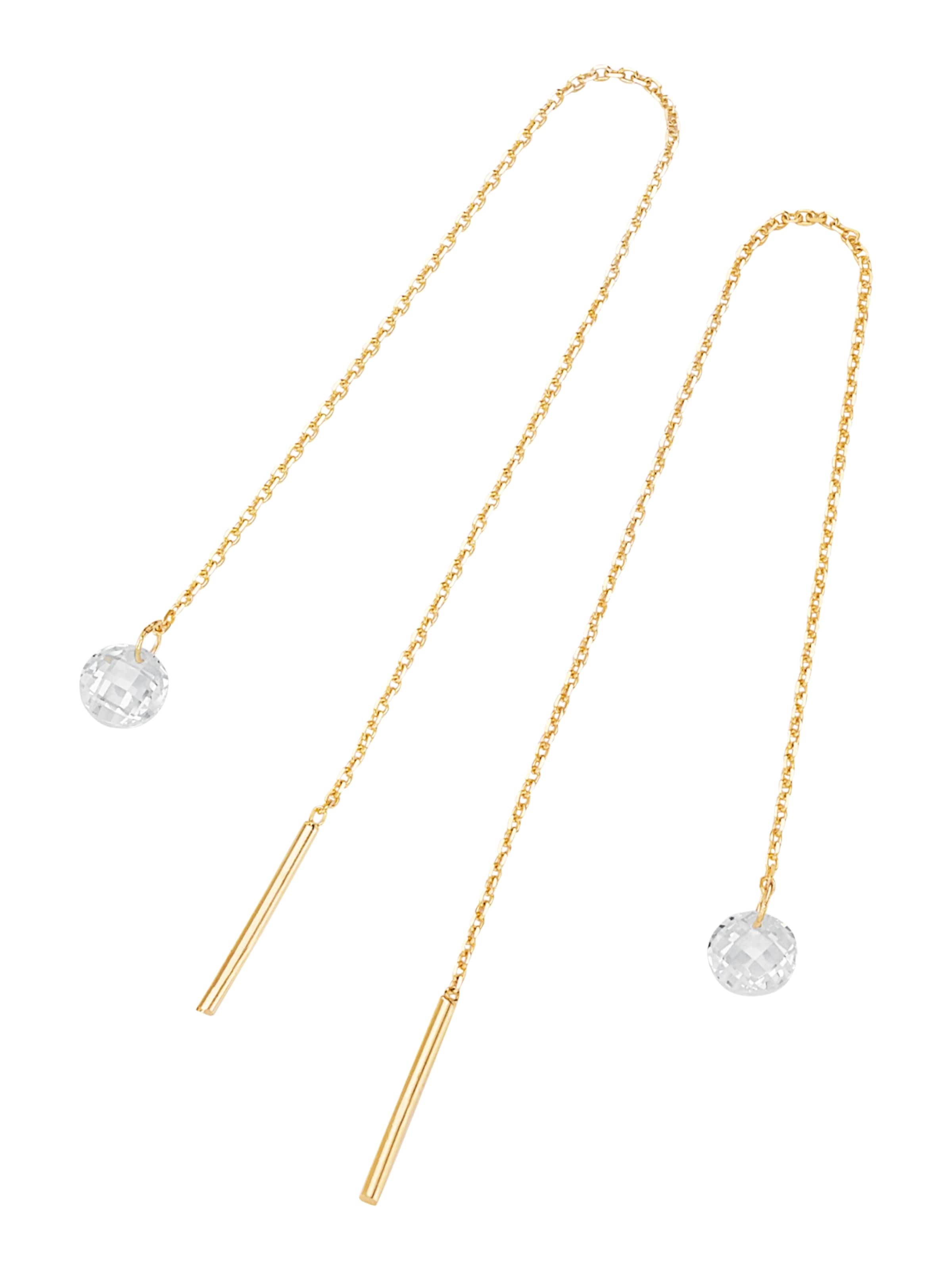 Orecchini di Luigi Merano in oro: frontale