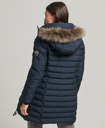 Superdry Winter coat in Blue