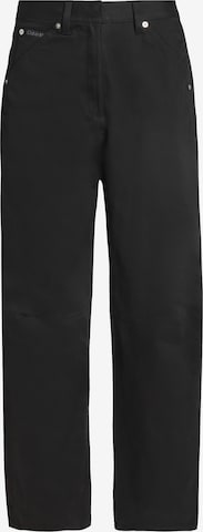 Calvin Klein Jeans Loosefit Παντελόνι cargo σε μαύρο: μπροστά
