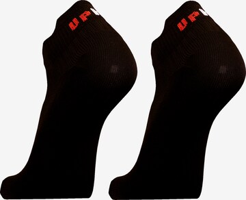 UphillSport Athletic Socks 'FRONT LOW' in Black