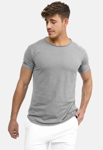 T-Shirt 'Willbur' INDICODE JEANS en gris : devant