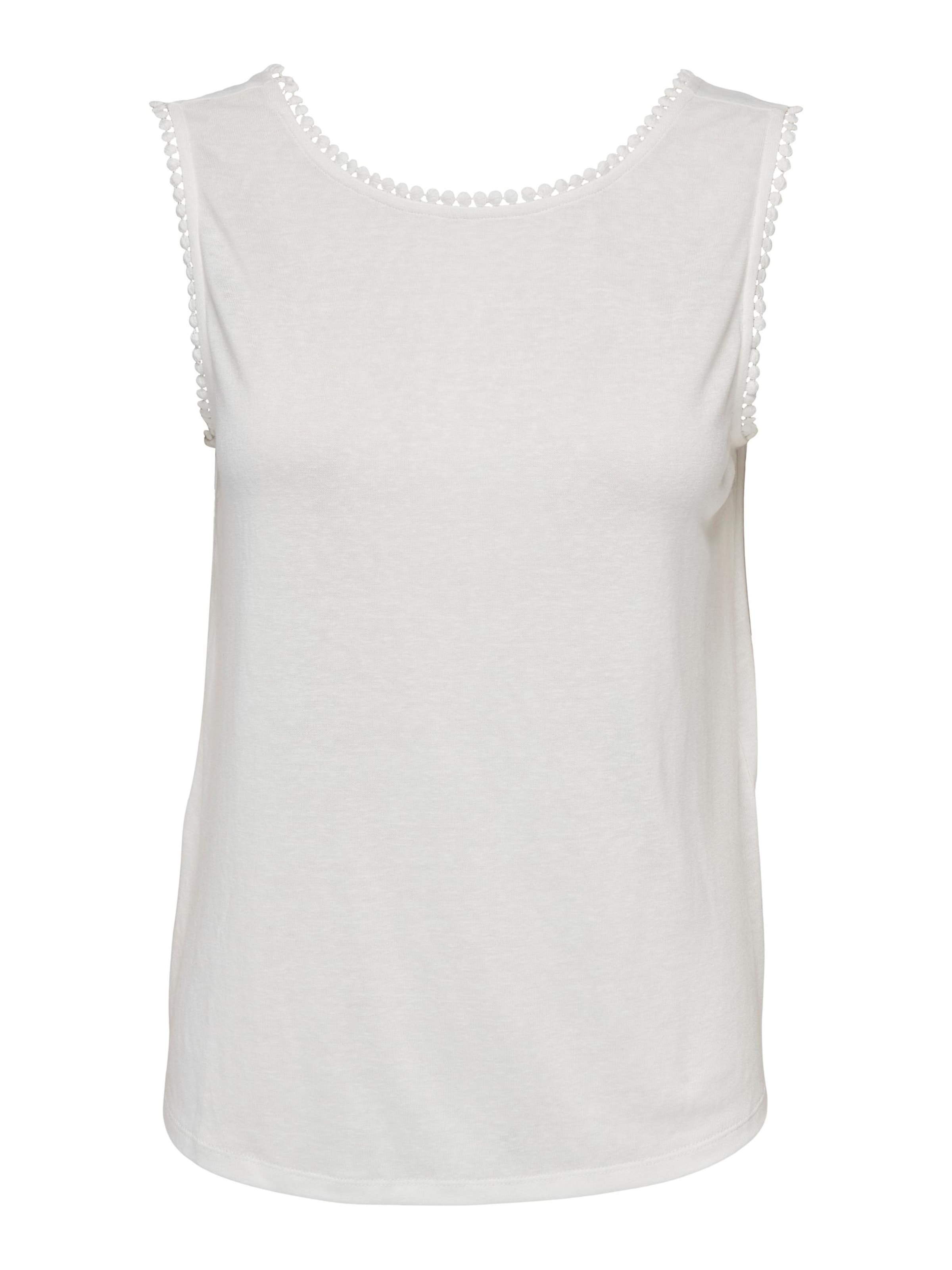 ONLY Топ 'ARIANA' в бяло: отпред