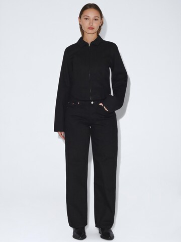 Dr. Denim Regular Jeans 'Nika Mid Straight' in Black: front